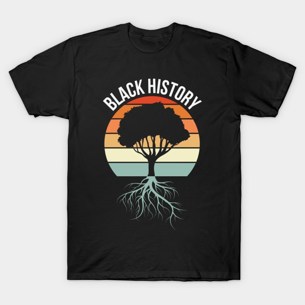 Black History Roots, African American, Black History Month, Black Lives Matter, African American History T-Shirt by UrbanLifeApparel